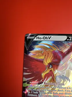 Pokemon Ho-Oh V 140/195 Silver Tempest Ultra Rare Full Art Holo Basic 2022 C - Image 5