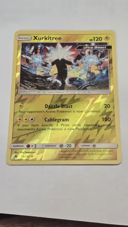 2018 POKEMON FORBIDDEN LIGHT XURKITREE 39/131 REVERSE HOLO (RARE) - Image 1