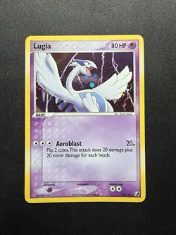 Lugia 29/115 Holo COSMOS Unseen Forces LP Pokemon - Image 1