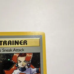 Pokemon Rocket's Sneak Attack 16/82 Team Rocket 1st Edition Holo Rare Trainer - Image 3