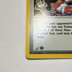 Pokemon Rocket's Sneak Attack 16/82 Team Rocket 1st Edition Holo Rare Trainer - Image 4