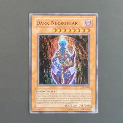 Yugioh TCG - Dark Necrofear - DL2-002 - Super Rare - LP - Vintage Unlimited 2002 - Image 3