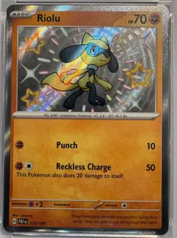 2024 POKEMON PAF EN-PALDEAN FATES SHINY RARE #173 RIOLU PSA 10 - Image 2