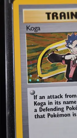 Pokemon TCG Koga Gym Challenge 19 Holo Unlimited Holo Rare Mint Unplayed - Image 3