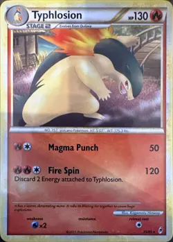 Typhlosion 35/95 Rare Call of Legends Pokemon Lightly Played - Image 1