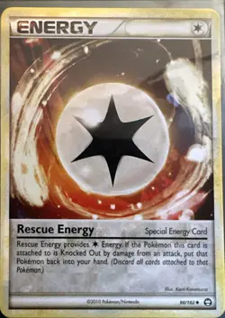 Rescue Energy 90/102 Uncommon HGSS Triumphant Lightly Played - Image 1