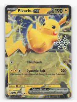 Pokemon TCG - Pikachu ex (Holiday Calendar) 063/193 NM Holo - Image 1