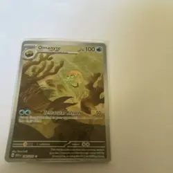 Pokemon Omanyte 180/165 Sv: Scarlet & Violet 151 Illustration Rare Holo 100HP - Image 1