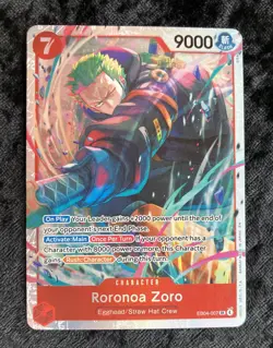 Roronoa Zoro EB04-007 SR - One Piece TCG Adventure on Kami's Island Foil English - Image 1