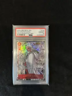 Silvers Rayleigh OP08-118 - Manga Alt Art SEC - One Piece TCG - PSA 10 - Fast 🚚 - Image 1