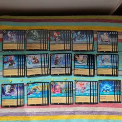 Disney Lorcana TCG Custom Deck Sapphire Steel Darkwing Duck Theme Winterspell - Image 1