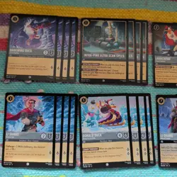 Disney Lorcana TCG Custom Deck Sapphire Steel Darkwing Duck Theme Winterspell - Image 2