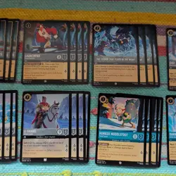 Disney Lorcana TCG Custom Deck Sapphire Steel Darkwing Duck Theme Winterspell - Image 3