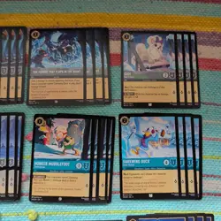 Disney Lorcana TCG Custom Deck Sapphire Steel Darkwing Duck Theme Winterspell - Image 4