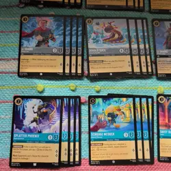 Disney Lorcana TCG Custom Deck Sapphire Steel Darkwing Duck Theme Winterspell - Image 5