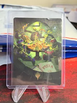 Food Chain 33/54 Art Series Gold Stamped - Teenage Mutant Ninja Turtles Art Card - Image 1