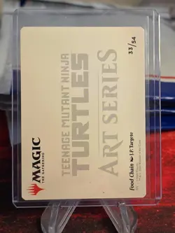 Food Chain 33/54 Art Series Gold Stamped - Teenage Mutant Ninja Turtles Art Card - Image 2