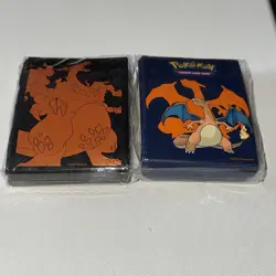 Pokemon TCG Charizard Gigantamax Card Sleeves & Ken Sugimori Charizard Sleeves - Image 1