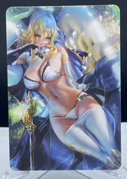 Jean Gunnhildr Genshin Impact Sexy ACG Goddess Waifu Card Girl Holo Doujin Anime - Image 2