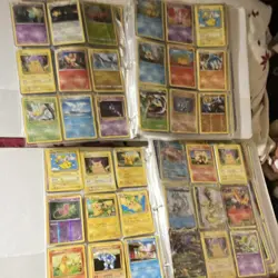 Pokemon TCG Binder Lot Pikachu Mew Charmander Machoke Psyduck Regular Holo Cards - Image 1