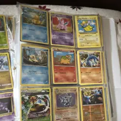Pokemon TCG Binder Lot Pikachu Mew Charmander Machoke Psyduck Regular Holo Cards - Image 5