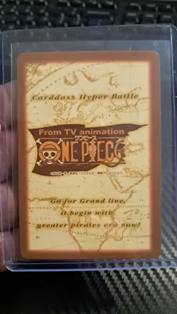 BANDAI One Piece Hyper Battle LUFFY PIRATES S17 HOLO FOIL SCARCE EARLY CARD - Image 2