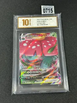 Pokemon Chinese TCG Card Sword & Shield Venusaur VMAX CS3aC 002/125 RRR Grade 10 - Image 1