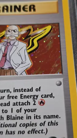 Pokemon Cards: Gym Challenge Rare Holo: Blaine 17/132 NEVER PLAYED WITH - Image 3