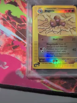 Pokemon Dugtrio Reverse Foil Holo #10 Expedition PSA 9 Mint 2002 Trading Card - Image 4