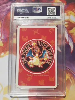 1996 Pokemon Red Version Playing Card 8 of Spades #063A Abra PSA 10 Gem Mint - Image 2