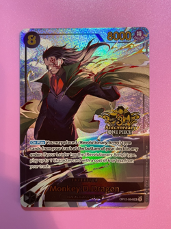 One Piece Card Game Monkey.D.Dragon OP12-094 Japanese 3rd Anniversary English - Image 1