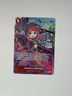 One Piece Card Game Jewelry Bonney EB04-002 Alt Art OP15 ENGLISH - Image 1