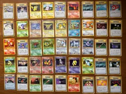 Custom Vintage Pokemon Card Lot – Lugia / Dark Charizard / Mewtwo / 60+ Cards - Image 1