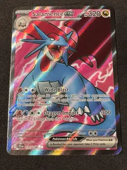 Salamence ex 177/159 Sv09: Journey Together Holo Full Art Pokemon Card - Image 1