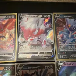 Pokemon V Holo Lot - Ho-Oh, Hisuian Zoroark, Aerodactyl - 12 Cards NM FRRE SHIP! - Image 3
