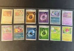 12 Card LOT Pokemon 151 REVERSE HOLOS And HOLOS ENEGY HOLOS SWIRLS RARE TCG - Image 1