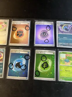 12 Card LOT Pokemon 151 REVERSE HOLOS And HOLOS ENEGY HOLOS SWIRLS RARE TCG - Image 3