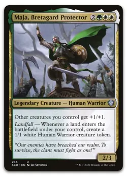 Maja, Bretagard Protector #235 (NM) Starter Commander SCD Magic MTG - Image 1