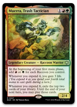 Muerra, Trash Tactician #227 (Foil) (NM) Bloomburrow BLB Magic MTG - Image 1
