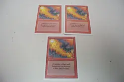 Red Elemental Blast x3 MTG Revised - Image 1
