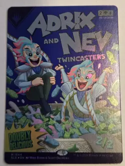 MTG Adrix and Nev, Twincasters 1544 Secret Lair Just Add Milk Second Mythic - Image 1