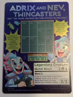 MTG Adrix and Nev, Twincasters 1544 Secret Lair Just Add Milk Second Mythic - Image 2