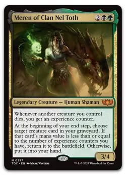 Meren of Clan Nel Toth #297 (NM) Tarkir Dragonstorm TDC Magic MTG - Image 1