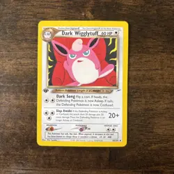 Dark Wigglytuff 1st Edition 40/105 Neo Destiny Uncommon Pokemon TCG NM - Image 1