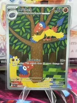 Archen 131/086 Sv: White Flare Illustration Rare Pokemon Card Near Mint - Image 1