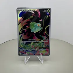 Pokemon Bulbasaur Me01: Mega Evolution 033/132 Full Art 80 HP Holo English 2023 - Image 1