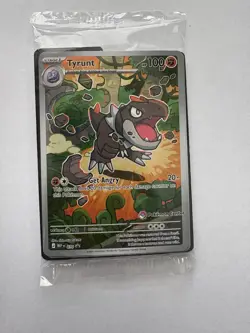 Pokemon Tyrunt Pokemon Center Promo Stamped Exclusive Card 070 (Sealed) - Image 1