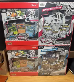 Sam’s Club Black Bolt & White Flare Binder + Poster Bundle Set Of 2 Sealed - Image 2