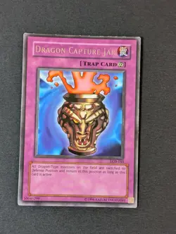 Yugioh TCG - 1x Dragon Capture Jar - LOB-045 - LP - Vintage Unlimited - 2002 - Image 2