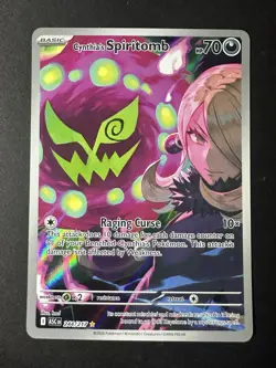 Pokemon Cynthia's Spiritomb 244/217 Me: Ascended Heroes Holo Illustration Rare - Image 1